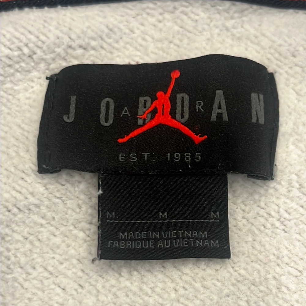Jordan Gray Zip-Up Sweatshirt with Hood - Picture 5 of 6